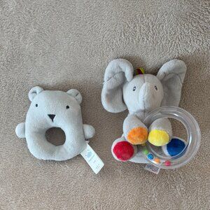 BABY RATTLES Set of 2 for Ages 0+Months